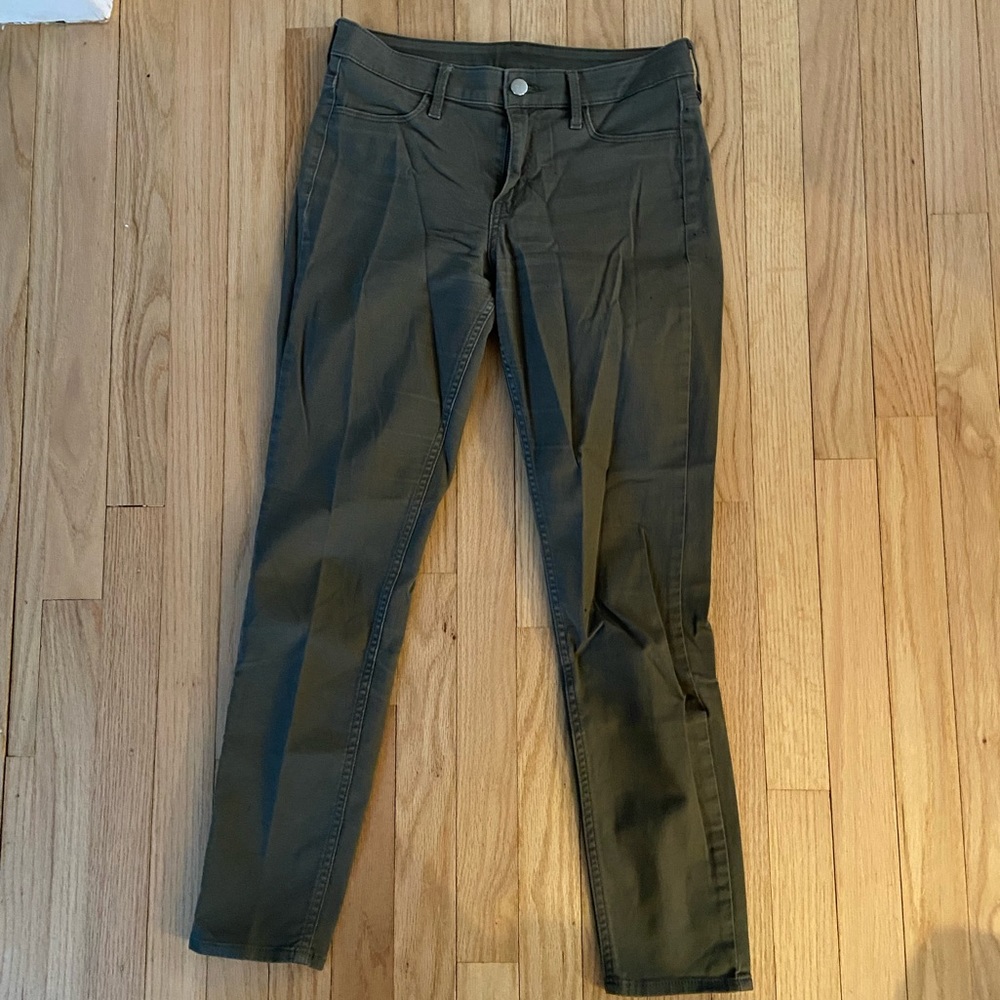 Skinny Green Pants H&M